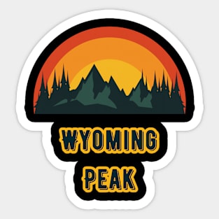 Wyoming Peak Sticker
